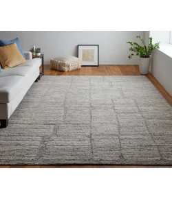 Feizy Navaro 8912F GRAY/BROWN Area Rug 2 ft. 6 in. X 10 ft. Runner