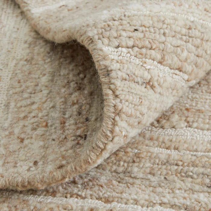 Feizy Navaro Scandinavian Distressed, Ivory, 7'-9" x 9'-9" Area Rug