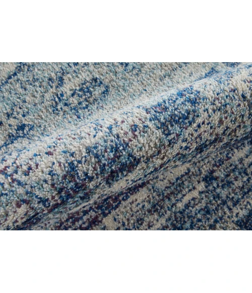Feizy Edgemont Casual Abstract, Blue/Ivory, 10' x 14' Area Rug