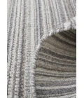 Feizy Keaton Handmade Striped Wool Rug, Neutral Tan/Ivory, 5ft x 8ft Area Rug