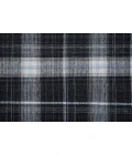 Feizy Jemma Rustic Plaid, Black/White/Blue, 4' x 6' Accent Rug