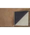 Feizy Serrano Industrial Abstract, Tan/Orange, 5' x 8' Area Rug
