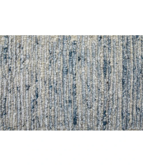 Feizy Brighton Casual Abstract, Ivory/Blue/Silver, 4' x 6' Accent Rug