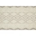 Feizy Anica Moroccan Wool Tufted Rug, Moroccan Style, Ivory/Gray, 9ft x 12ft Area Rug