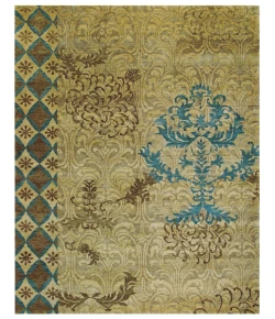 Feizy Qing 6062F CAMEL Area Rug 9 ft. 6 in. X 13 ft. 6 in. Rectangle