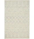 Feizy Anica Moroccan Geometric, Ivory/Blue/Tan, 12' x 15' Area Rug