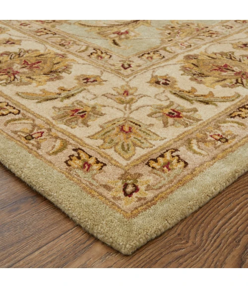 Feizy Wagner Classic Oriental, Tan/Brown/Green, 8' x 10' Area Rug
