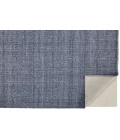 Feizy Naples Space Dyed In/Outdoor Flatweave, Navy/Denim Blue, 2ft x 3ft Area Rug