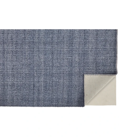 Feizy Naples Space Dyed In/Outdoor Flatweave, Navy/Denim Blue, 2ft x 3ft Area Rug