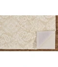 Feizy Belfort Modern Floral Paisley Rug, Latte Tan/Ivory, 9ft x 12ft Area Rug