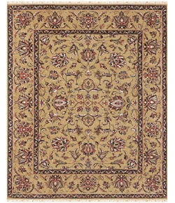 Feizy Ellison Tan/Black/Red 4086595F 8ft. x 8ft. Round Rug