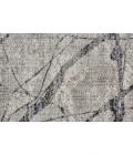 Feizy Kano Industrial Abstract, Taupe/Gray/Ivory, 8'-9" x 8'-9" Round Rug