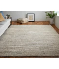 Feizy Navaro Scandinavian Distressed, Ivory, 2'-6" x 10' Runner