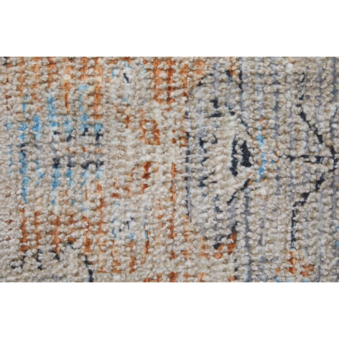 Feizy Caldwell Ivory/Blue/Orange 8798980F 7 ft. 6 in. X 9 ft. 6 in. Rect. Rug