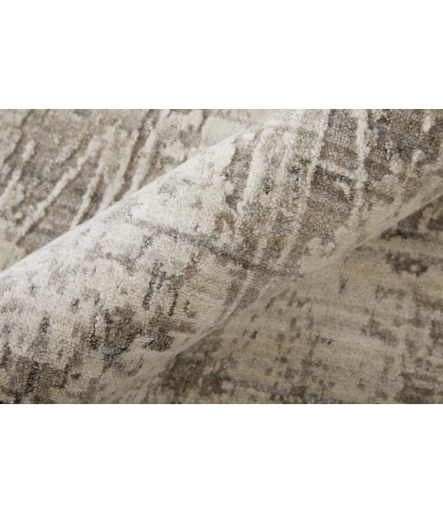 Feizy Eastfield Casual Abstract, Gray/Ivory, 2'-6" x 10' Runner