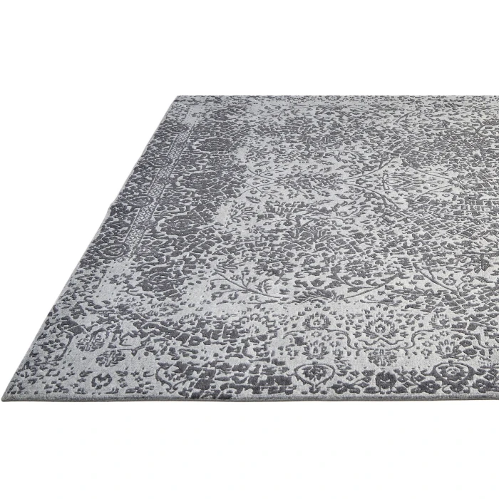 Feizy Mckinnon Gray/Silver/Blue 8816882F 9ft.6in. x 13ft.6in. Rect. Rug