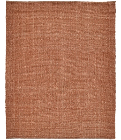 Feizy Naples Space Dyed In/Outdoor Flatweave, Rust Orange, 2ft x 3ft Area Rug