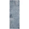 Feizy Sonora Blue/Black SNR39PLF 2 ft. 6 in. X 7 ft. 3 in. Rect. Rug