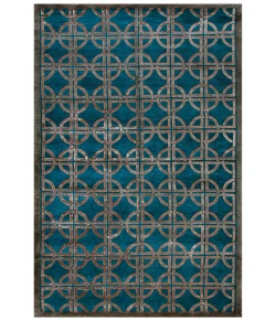 Feizy Dim Sum 6071F AZURE Area Rug 3 ft. 6 in. X 5 ft. 6 in. Rectangle