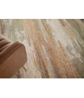 Feizy Pearson Green/Ivory/Brown PRS39SBF 2ft.6in. x 7ft.3in. Rect. Rug