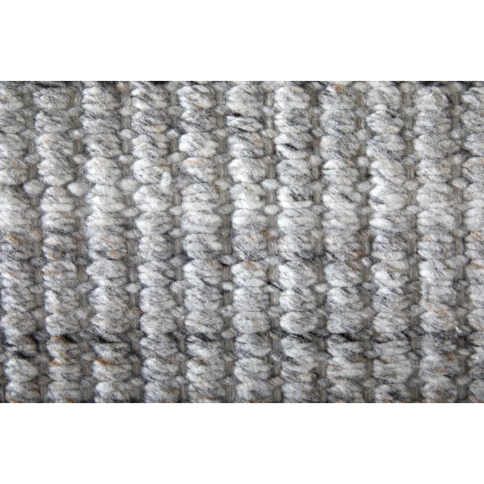 Feizy Limerick Gray/White T37T8022 8ft. x 10ft. Rect. Rug