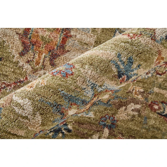 Feizy Pearson Green/Ivory/Blue PRS39SJF 5ft. x 7ft.6in. Rect. Rug