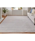 Feizy Prasad IVORY/GRAY 67039N8F 1 ft. 8 in. X 2 ft. 10 in. Rectangle Rug