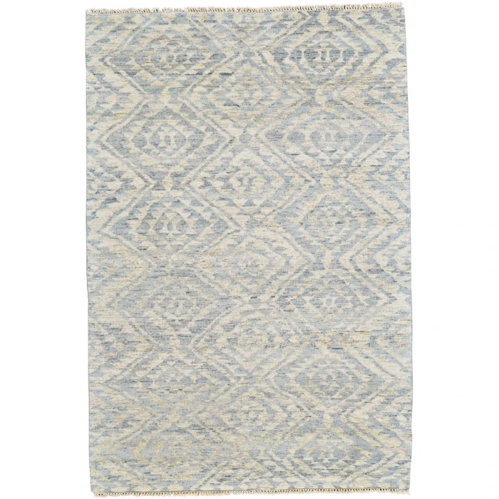 Feizy Nizhoni Global Southwestern, Blue/Ivory/Gray, 7'-9" x 9'-9" Area Rug