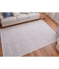 Feizy Saphir Mira BLUSH/WHITE 6803500F 9 ft. 8 in. X 12 ft. 7 in. Rectangle Rug