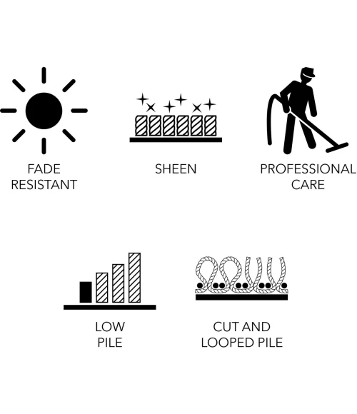 Feizy Keystone MULTI 2927169F 5 ft. 6 in. X 8 ft. 6 in. Rectangle Rug