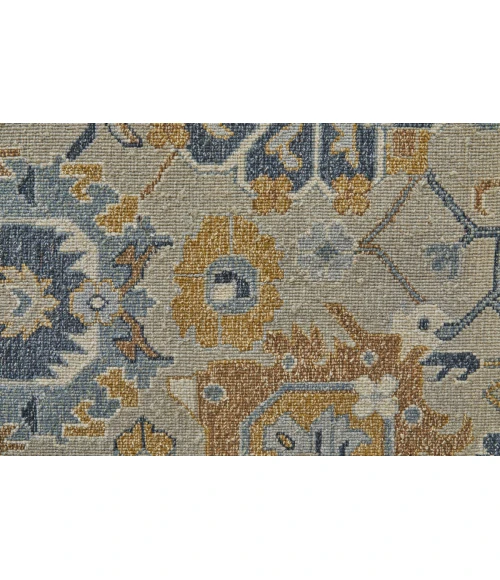 Feizy Corbitt Classic Oriental, Blue/Brown/Gray, 8'-6" x 11'-6" Area Rug