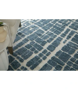 Feizy Colton Blue/Ivory 8748A58F 9 ft. 6 in. X 13 ft. 6 in. Rect. Rug