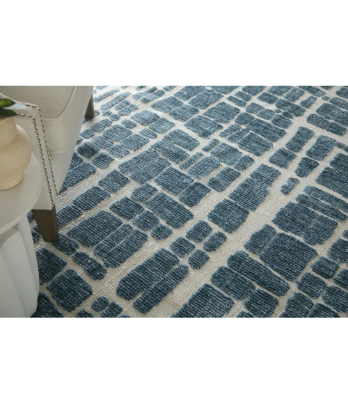 Feizy Colton Blue/Ivory 8748A58F 9 ft. 6 in. X 13 ft. 6 in. Rect. Rug
