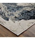 Feizy Micah Industrial Abstract, Ivory/Black/Taupe, 6'-7" x 9'-6" Area Rug
