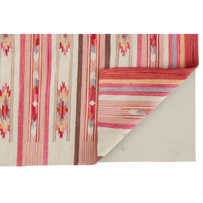 Feizy Bode Cabin & Lodge Southwestern, Red/Pink/Ivory, 8' x 10' Area Rug