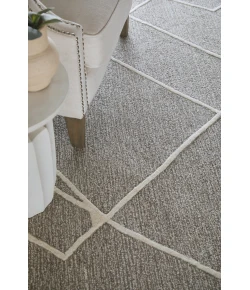 Feizy Euclid Taupe/Ivory/Gray T11T8004 9ft.6in. x 13ft.6in. Rect. Rug