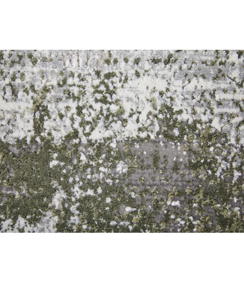 Feizy Cadiz GREEN/IVORY 86639N5F 6 ft. 6 in. X 9 ft. 6 in. Rectangle Rug