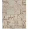 Feizy Sutton Tan/Orange T05T6003 5ft.6in. x 8ft.6in. Rect. Rug