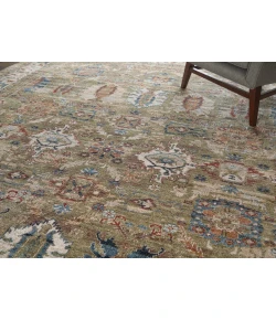 Feizy Pearson Green/Ivory/Blue PRS39SJF 5ft. x 7ft.6in. Rect. Rug