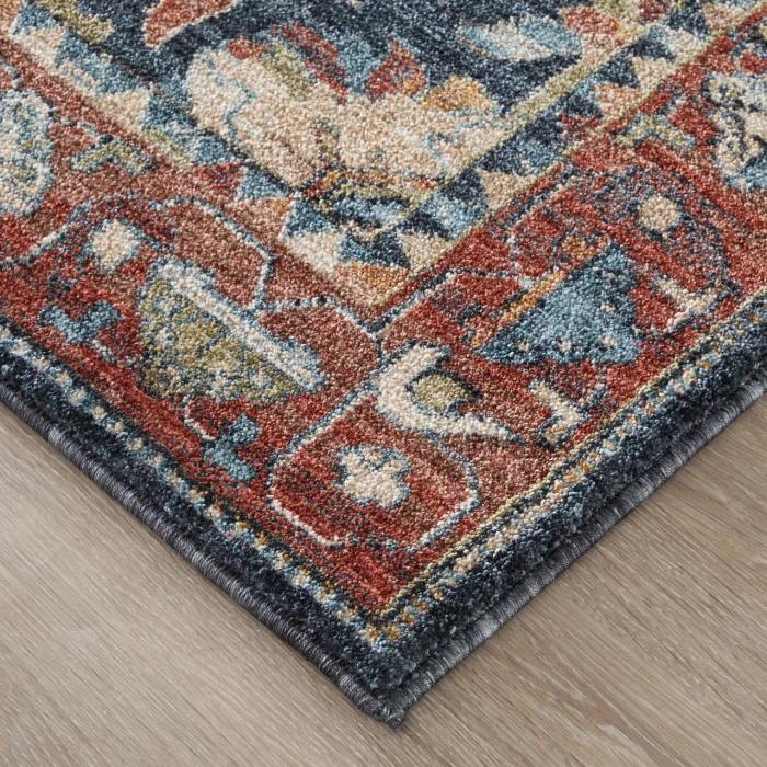 Feizy Pearson Blue/Red/Ivory PRS39SGF 7ft.10in. x 10ft.3in. Rect. Rug