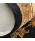 Feizy Wagner Classic Oriental, Black/Gold/Tan, 5' x 8' Area Rug