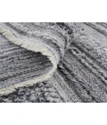 Feizy Alden Contemporary Bohemian Shag Rug, Ivory/Dark Gray, 8ft x 10ft Area Rug