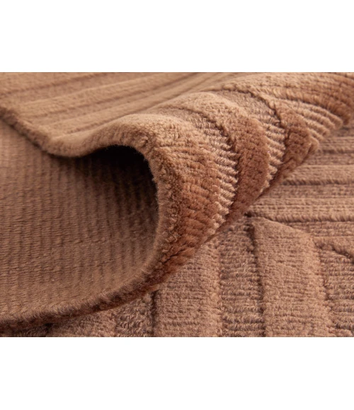 Feizy Channels CINNAMON 2877276F 5 ft. 6 in. X 8 ft. 6 in. Rectangle Rug