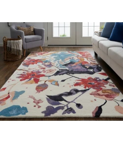 Feizy Dafney 8863F RED/MULTI Area Rug 8 ft. X 10 ft. Rectangle