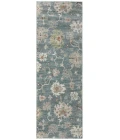 Feizy Dartmouth Blue/Ivory/Pink DRT39QMF 2 ft. 6 in. X 7 ft. 3 in. Rect. Rug