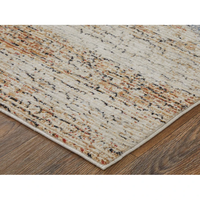 Feizy Sonora IVORY/BLUE SNR39NWF 2 ft. 6 in. X 7 ft. 3 in. Rectangle Rug