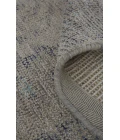 Feizy Caldwell Vintage Space Dyed Wool Rug, Spa Blue/Warm Gray, 10ft x 14ft Area Rug