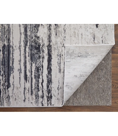 Feizy Prasad IVORY/CHARCOAL 67039N9F 1 ft. 8 in. X 2 ft. 10 in. Rectangle Rug