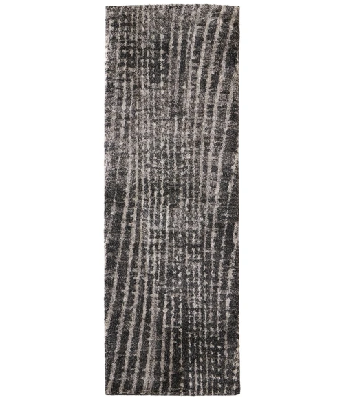 Feizy Skyview Black/Gray/Ivory SKV39QDF 2 ft. 6 in. X 7 ft. 3 in. Rect. Rug