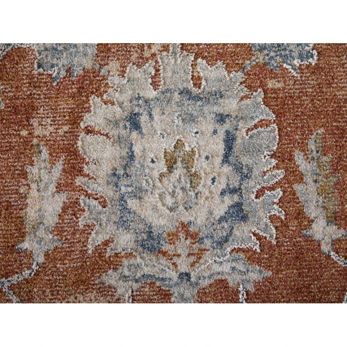 Feizy Pasha TERRACOTTA/IVORY PAS39M7F 9 ft. 0 in. X 12 ft. 8 in. Rectangle Rug
